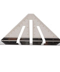 Stainless Steel Miter Square Ruler Set Of 3 Heavy Duty Pro Grade Multi Angle Measuring Tool with 45, 90, 22.5 degree angles
