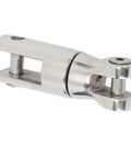316 Stainless Steel Boat Anchor Swivel Connector, heavy duty design for 3/8 to 1/2 inch chain, 9000 lbs capacity.