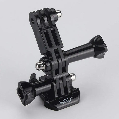 Adjustable 3 Way Pivot Arm Mount With Long And Short Straight Joints For GoPro Hero 13 To 1 And AKASO Campark Action Cameras