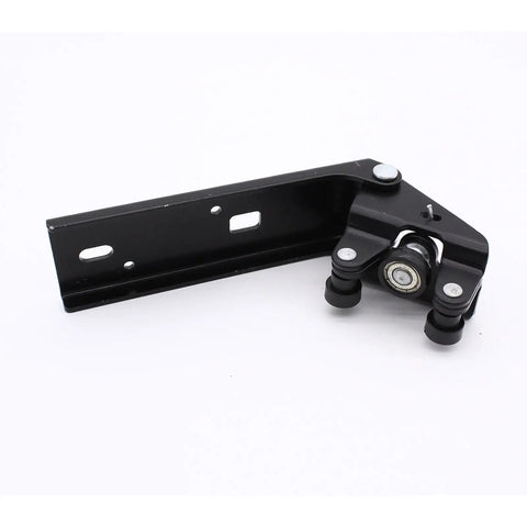 Heavy Duty Left Center Sliding Roller For Vehicle Doors And Middle Sliding Roller Replacement Easy Install Automotive Spare Part Durable Door Hardware For Smooth Operation And Reliable Performance, black metal bracket with roller