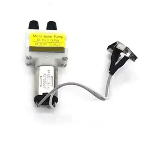 Heavy Duty Water Tank Pump Motor for Roidmi Eve Plus Robot Vacuum Replacement Part Plug and Play Easy Swap top view with wires.
