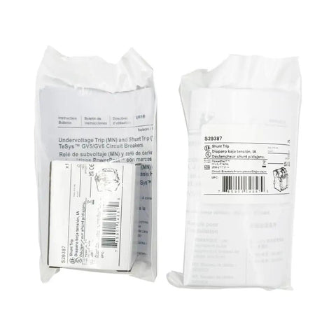 Shunt Trip Accessory For PowerPacT H J L Circuit Breaker Systems, 208V To 277V Operation, MX 220-240V Coil, kit in packaging