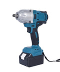 Gangsud Cordless Brushless Impact Wrench with battery, designed for heavy duty tire removal and construction work.