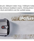 Industrial Cleaning Robot For Shopping Centers With Floor Mopping Intelligent Maintenance Alerts Cross Region Multi Task Cleaning Auto Navigation Workhorse Scrub Power Smart Scheduling Quick Recharge Thorough Floor Cleanup, top view cleaning dirt