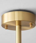 Showstopper Modern Luxury Crystal Rain Drop Chandelier Pendant Light Fixture ceiling mount with gold-tone finish.