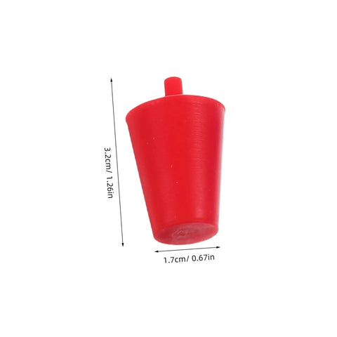Top-Notch 35 Pc High Temp Silicone Plugs Kit For Sealing Tubes And Keeping Debris Out Perfect For Industrial Powder Coating And Auto Jobs Reusable Durable Clean Gear red silicone plug 3.2cm x 1.7cm