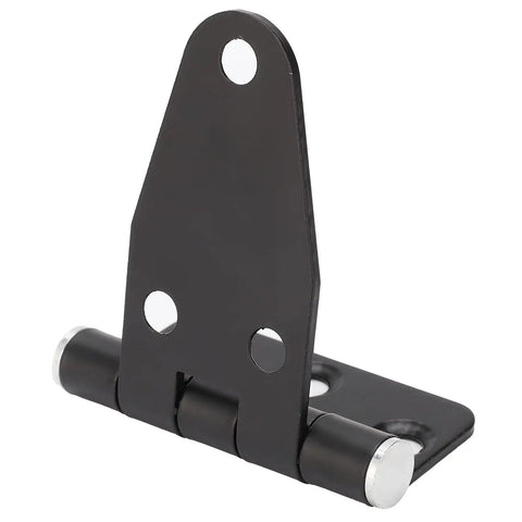 T Shape Gate Hinge Stainless Steel Cabinet Shutter Hinge For Electric Generators Black Finish With 6 Position Screw Holes