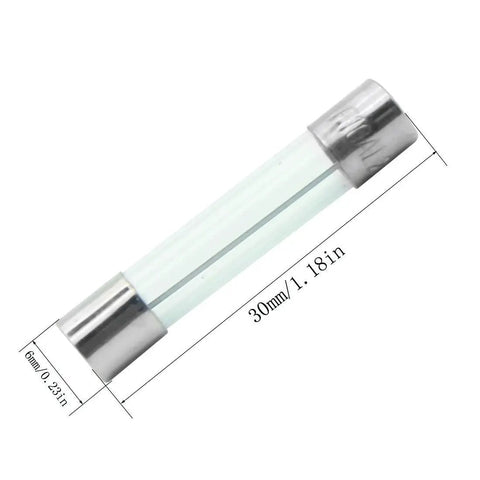 Inline Fuse Holder Kit With Ten 18 AWG Screw Type Fuse Holders And One Hundred Fifty Quick Blow 250V Fuses In Multiple Ratings 0.1A-15A