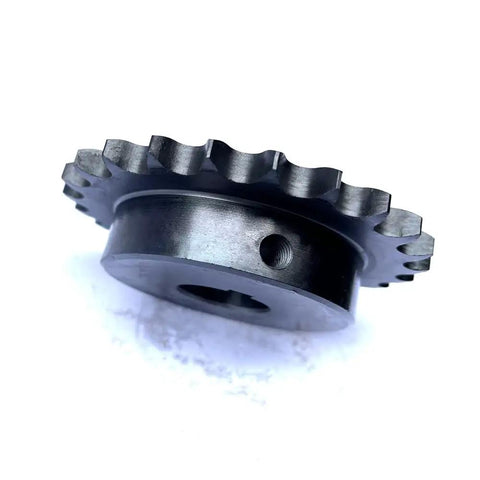 Roller Chain Sprocket B Type 24 Tooth With One Inch Bore Half Inch Pitch And Hardened Teeth In 1045 Steel Rust Resistant Gear