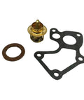 Heavy Duty 143 Degree Engine Thermostat Kit For 60 To 75 Hp Three Cylinder Outboards with gasket and seal.