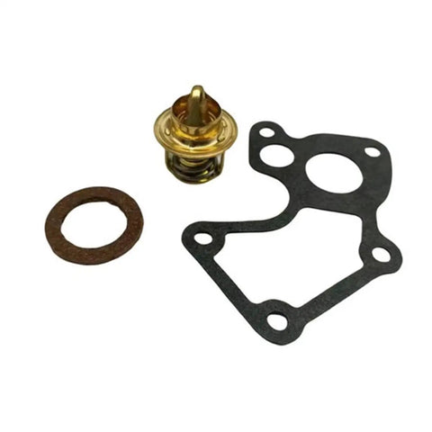 Heavy Duty 143 Degree Engine Thermostat Kit For 60 To 75 Hp Three Cylinder Outboards with gasket and seal.