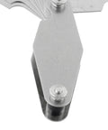 Close-up of 30 Degree ACME TR30 T Thread Gauge For Metric Screws 2P To 20P with stainless steel blades partially opened