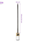 Micro DC Gearbox Motor 6V 30RPM High Torque 12 Rated Output Shaft 4mm Metal Gearbox with 100mm M4 shaft for RC cars.
