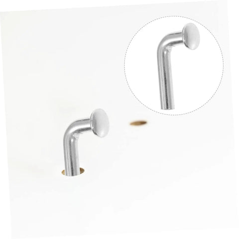 Dang Solid Heavy Duty Pallet Rack J Bolt Safety Pins 100 Pack teardrop steel pin detail for secure shelving.