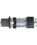 High Precision Linear Rail And Ball Screw Assembly With Stepper Motor. 12mm guide rail with stepper motor for CNC projects.