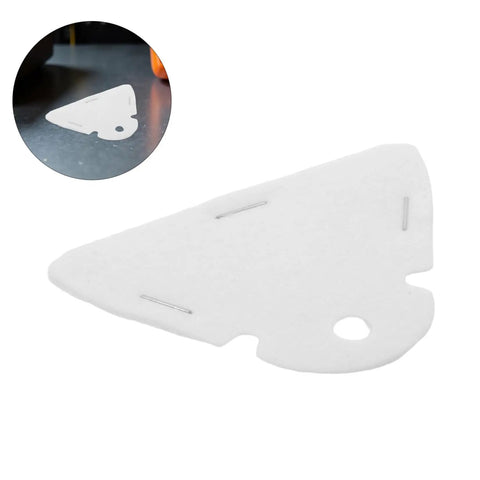 Heavy Duty Felt Gasket For High Temperature Air Heater Pump Core Replacement White Felt Sealing Pad With Superior Oil Absorption For Industrial Workshop And Garage Heating Systems, white felt