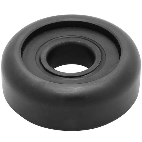 Heavy Duty Rock Solid Built Tough Mast Guide Ball Bearing For Forklift With Double Rubber Seal 4 Pack Smooth Daily Grind Industrial Replacement Fits MG307FFH black bearing top view