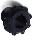 Replacement 4111595-01 Cam Stack Gear for Viking Tractors and Lawn Equipment, top view of gear with notched edges visible.