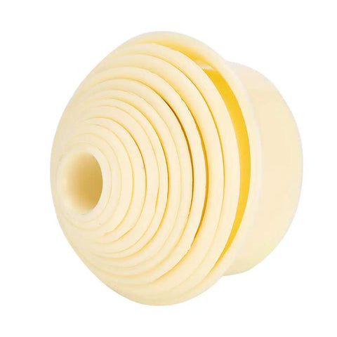 Yellow component of 12 Piece Watch Movement Holder Set for Precision Repair Pro Grade Watchmaker Tool Kit Gear, soft jaws detail