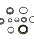 Heavy Duty Trailer Wheel Bearing Kit With Seal For 3500 To 3700 Lb Axles, Hub Replacement, Includes Inner Bearing L68149 And Outer Bearing L44649, Plus Spindle Nut For Easy Install components