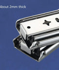 Heavy Duty 900Mm Full Extension Drawer Slides Ball Bearing Metal Rails Side Mount For Cabinets showing 2mm thick steel design.