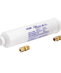 Badass Inline Water Filter With Slick Brass Fittings For Ice Makers And Fridges Hella Clean 10 Inch Line removes odors and scale.