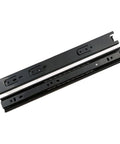 40 Wide Three Section Drawer Slide With Silent Ball Bearing Action Slick Glide Rails For Office Furniture Black 14 Inch 325mm 2 Pack