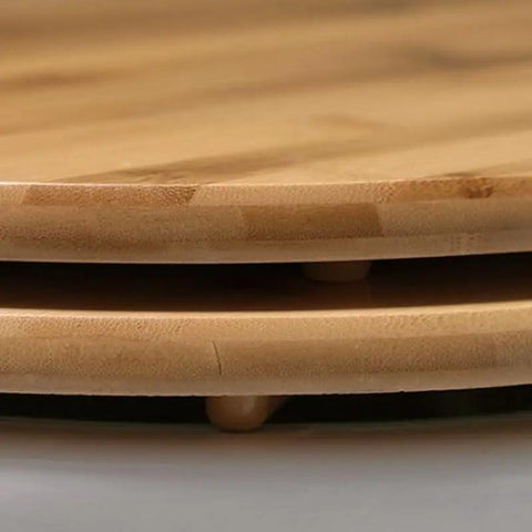 Close-up of the contoured wooden cushion on the Top Shelf Thickened Toilet Seat With Quiet Drop Lid.