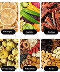 Heavy Duty 12 Tier Stainless Steel Food Dehydrator With Digital Timer And Precise Temperature Controls for drying fruits, veggies, and herbs.