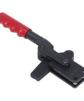 Ultra Tough 700kg Vertical Toggle Clamp Built From Premium High Carbon Steel For Welding And Machinery 27x10.5x5cm Compact Storage Case Included Heavy Duty Grip You Can Rely On, red handle angle