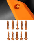 Close-up of KTM 10 Pack Anodized Aluminum Self Tapping Screws Direct Replacement For KTM 125 150 200 250 EXC XC SXF EXCF XCF 1997 2020