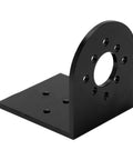 CNC Aluminum Motor Mount L Shape For 4082 And 5055 RC Motors, 25mm And 30mm Hole Distance, Beefed-Up Black Upgrade For RC Cars With Precision Machining And Secure Fit, black L-shape mount