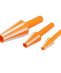 Heavy Duty CNC Spindle Motor Clamp And Machining Center Cleaning Rod featuring three orange cleaning rods with white stripes.
