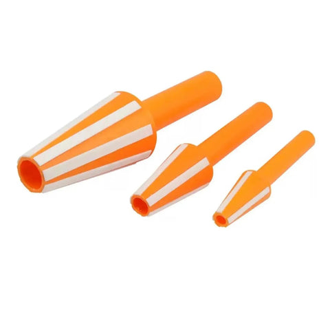 Heavy Duty CNC Spindle Motor Clamp And Machining Center Cleaning Rod featuring three orange cleaning rods with white stripes.