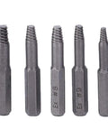 Heavy Duty 22 Piece Screw Extractor Set For Grabbing Stripped Bolts And Damaged Screws With Deep Thread Alloy Bits Plus Strong Magnet Connector For Tough DIY Home Repair Jobs In Your Garage, 5 alloy extractors