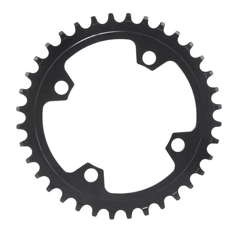 96 BCD Narrow Wide Round Bike Chainring 36T for Mountain Bikes, Pro Grade Aluminum Alloy, Anti Rust Finish, Black