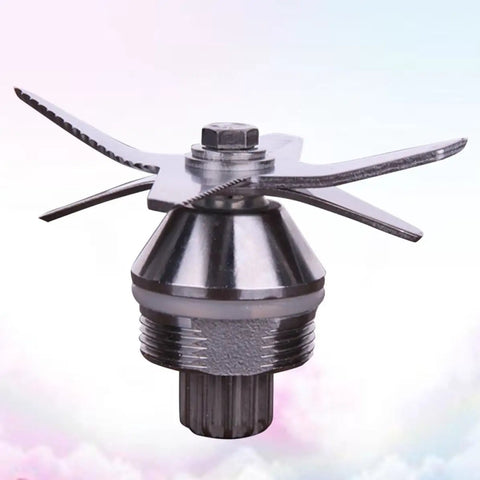 Soy Milk Maker Bearing and Stainless Steel Blade Assembly Compact Pulley Replacement Part for Kitchen Spare Parts Safe Durable Components for DIY Soy Milk Maker Replacement and Maintenance, stainless steel
