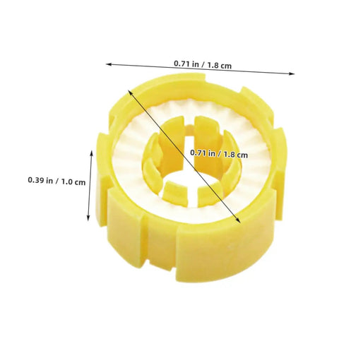 Automatic Inflatable Life Vest Bobbin Replacement Kit With Manual And Auto Inflation Tablets close-up view with measurements