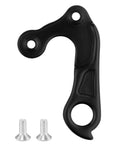 Derailleur Hanger Replacement D025 for Rear Derailleur with two screws, fits mountain bikes road bicycles and MTBs, durable aluminum.