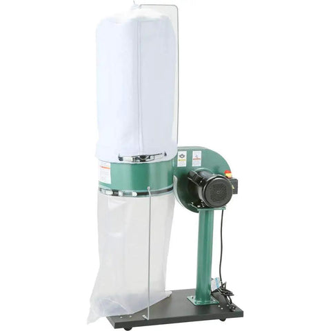 Rugged 1 HP Shop Dust Collector Built To Rip Through Nasty Sawdust And Wood Chips Fast On Job Sites With 1 HP motor.