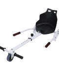 Go Kart Attachment For Hoverboards 6.5 To 10 Inch Safe Sit Down Ride For Kids And Adults Adjustable Seat Easy Assembly Smooth Steering