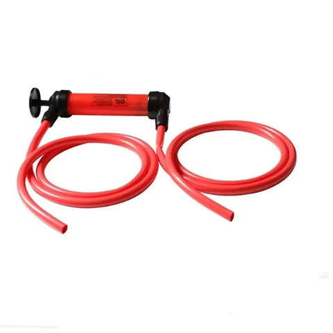 Manual Plastic Sucker Pump Portable Hand Pump Grab And Go Quick Liquid Transfer No Spill For Vehicles Lawn Equipment Boats ATVs Snowmobiles And Emergency Travel Essentials red plastic hand pump with tubing