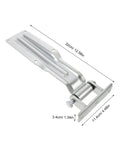 Heavy Duty Iron Truck Door Hinge With Anti Corrosion Finish For Cargo And Refrigeration Doors, Tough As Nails Hinge For Semi Trailer And Utility Trailer, 32cm