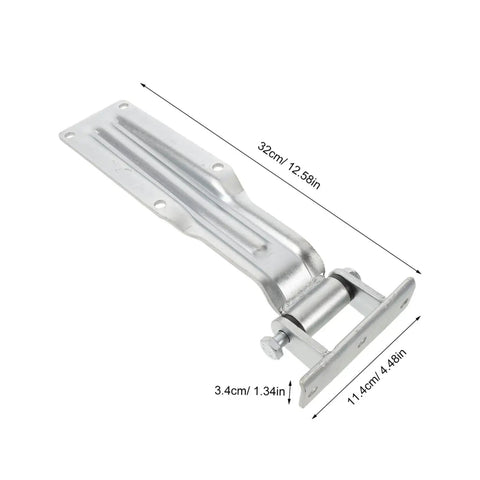 Heavy Duty Iron Truck Door Hinge With Anti Corrosion Finish For Cargo And Refrigeration Doors, Tough As Nails Hinge For Semi Trailer And Utility Trailer, 32cm