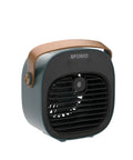 Rechargeable Portable Personal Air Cooler With 5200mAh Battery, 3 Speeds, 5 To 10 Hours Run Time, Quiet Desk Cooling Fan For Home, Bedroom, Travel, And Office with brown handle