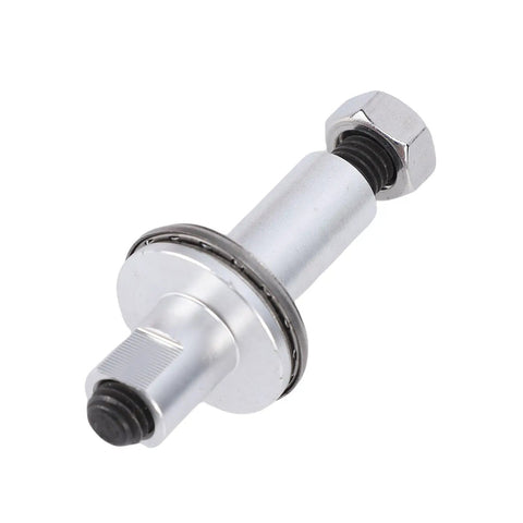 CNC Machined Pusher Pancake Bearing Kit For Yamaha Banshee 350 YFZ350 silver clutch pusher assembly with bolt, detail view.