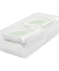 Clear Plastic Nesting Storage Bins Case Of 6 Durable Industrial Grade Pantry Organizer For Home Garage Not Stackable Easy Access 24 By 11 By 6 Inches, two packs inside