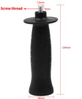 Angle Grinder Side Handle With 8mm And 10mm Thread Mounts, Auxiliary Grip For Grinding, Cutting And Polishing, Heavy Duty Plastic And Metal Construction, Black, 1 Pack M8, black side handle with M8 screw thread and 134mm length