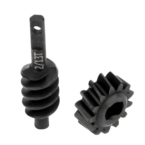 SCX30 Worm Gear Differential Set For 1/30 Axial RC Crawler Upgrades, 2 Sets 2/13T Overdrive 23 Percent, CNC Machined Bolt On