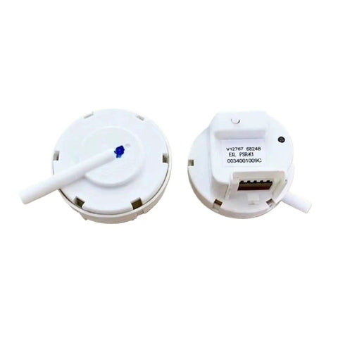 Water Level Sensor For Washing Machines No Fuss Easy Install High Precision Pressure Sensor For Accurate Water Readings Fits Haier Washers Replacement Part For Reliable Water Level Control And Quick Signal Transmission, white round plastic